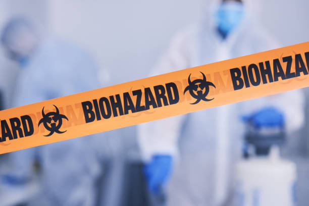 Professional Biohazard Cleanup technician working in Douglas, NE